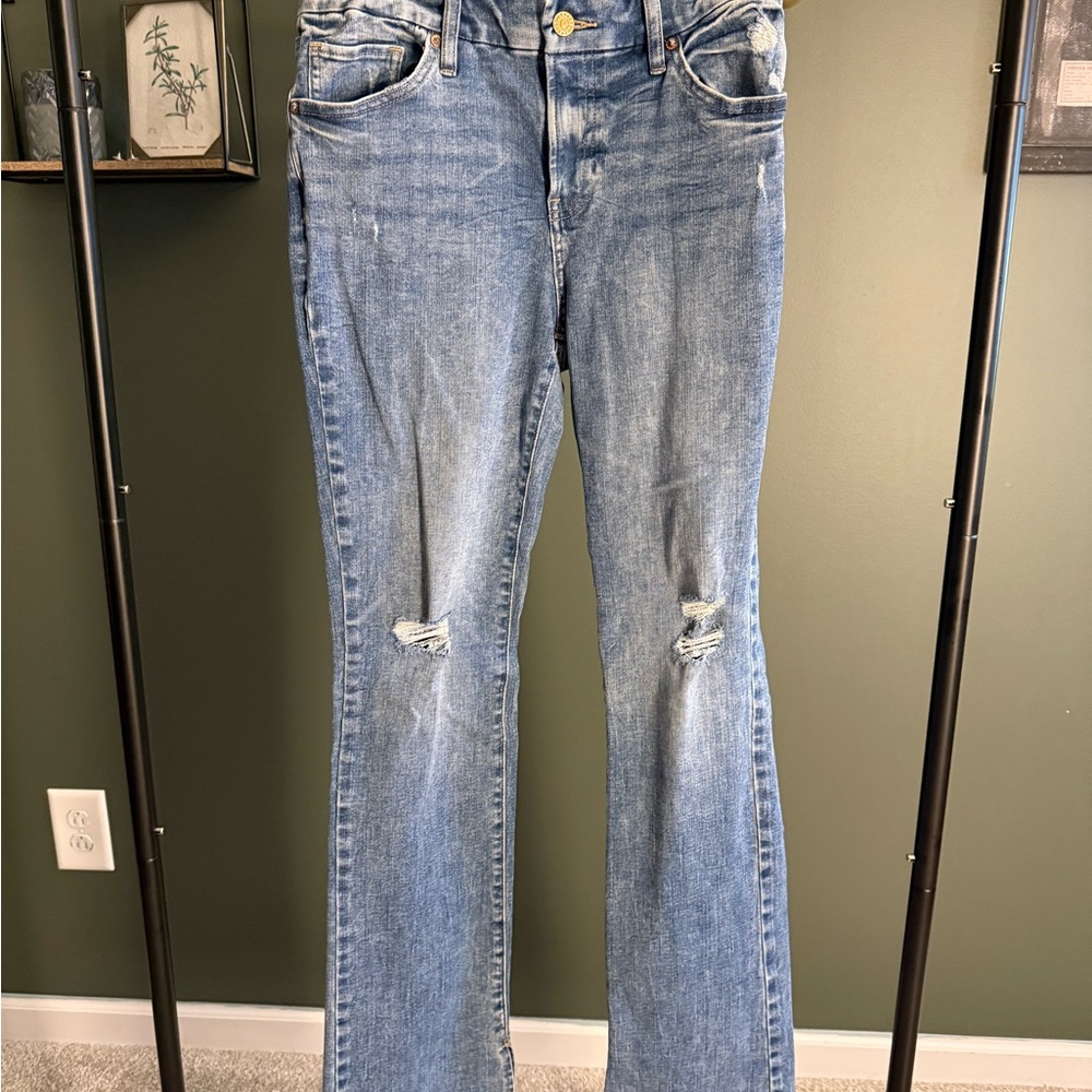 Express Light Blue Flare Jeans